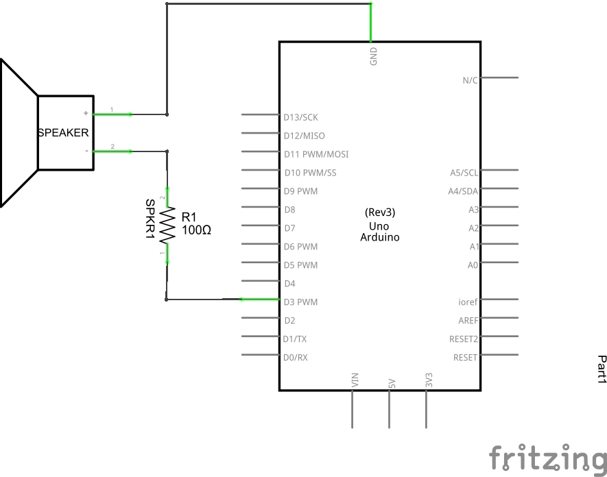 arduino speaker schematic