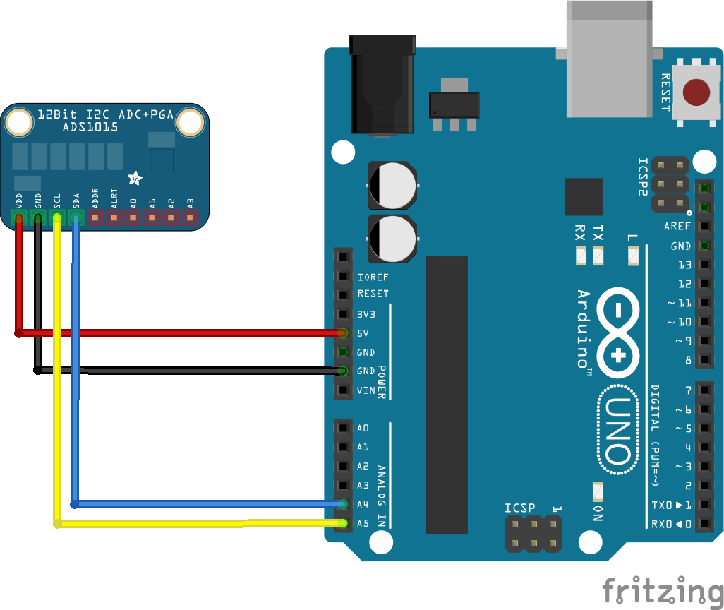 arduino and ads1015_bb