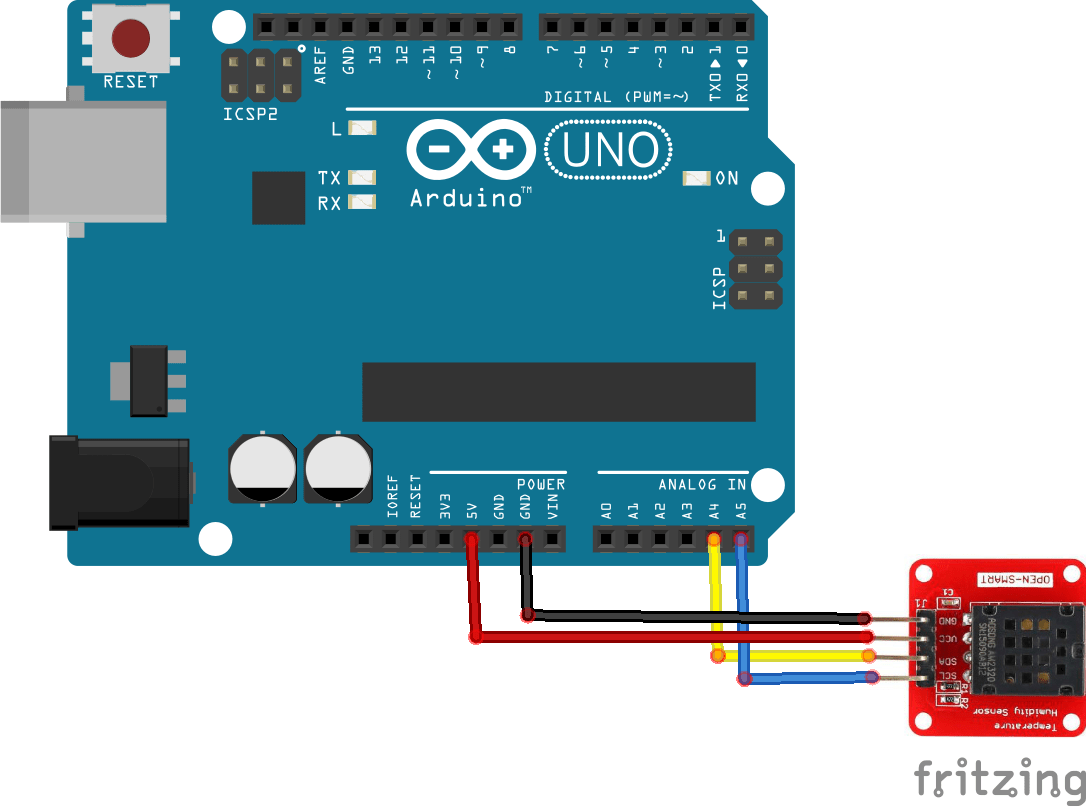 arduino and am2302
