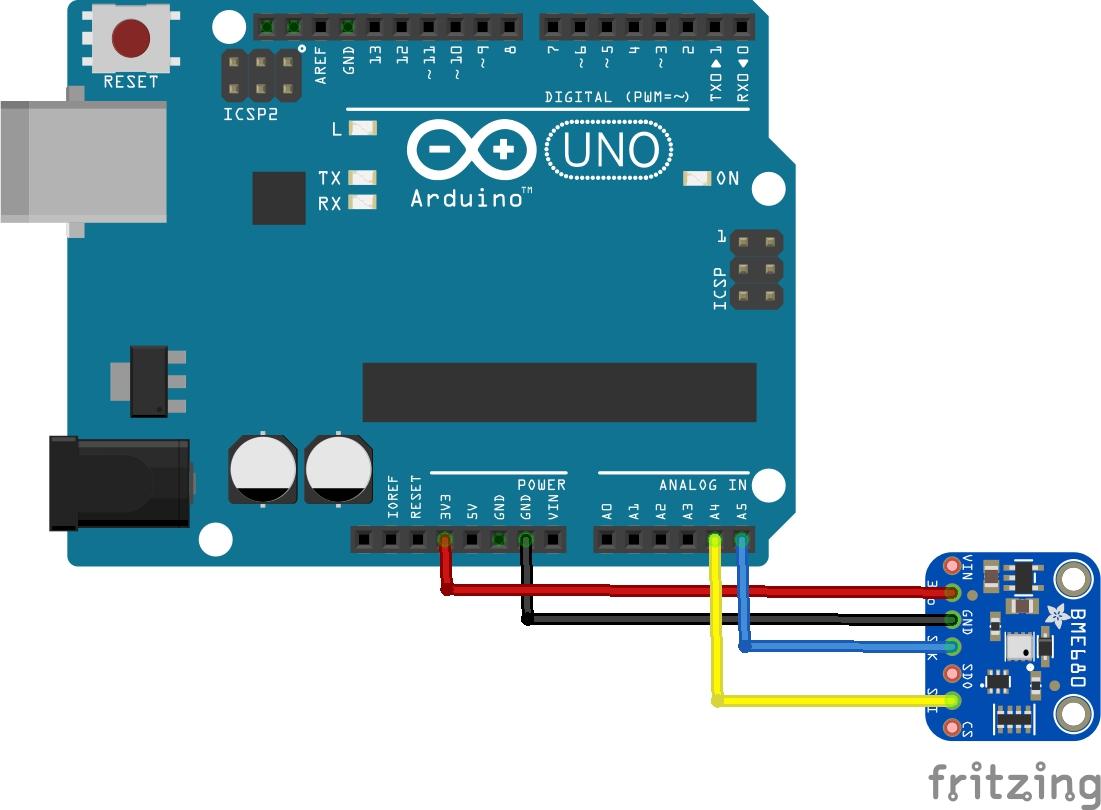 arduino and bme680