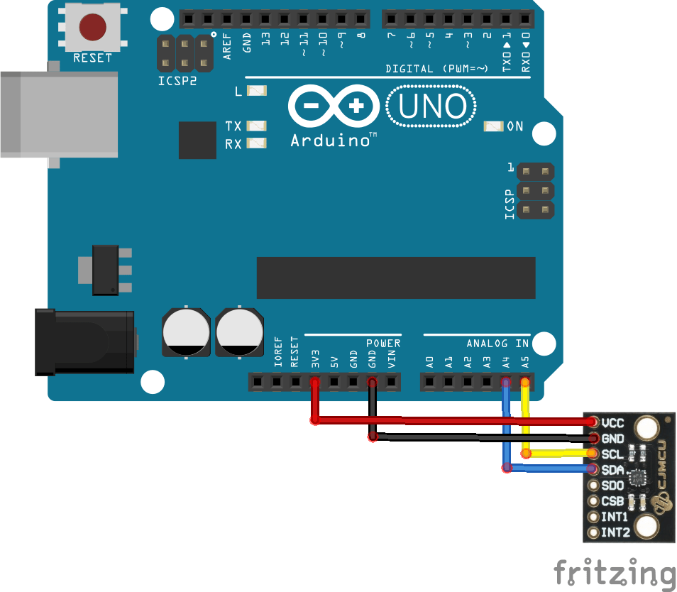 arduino and BMA400