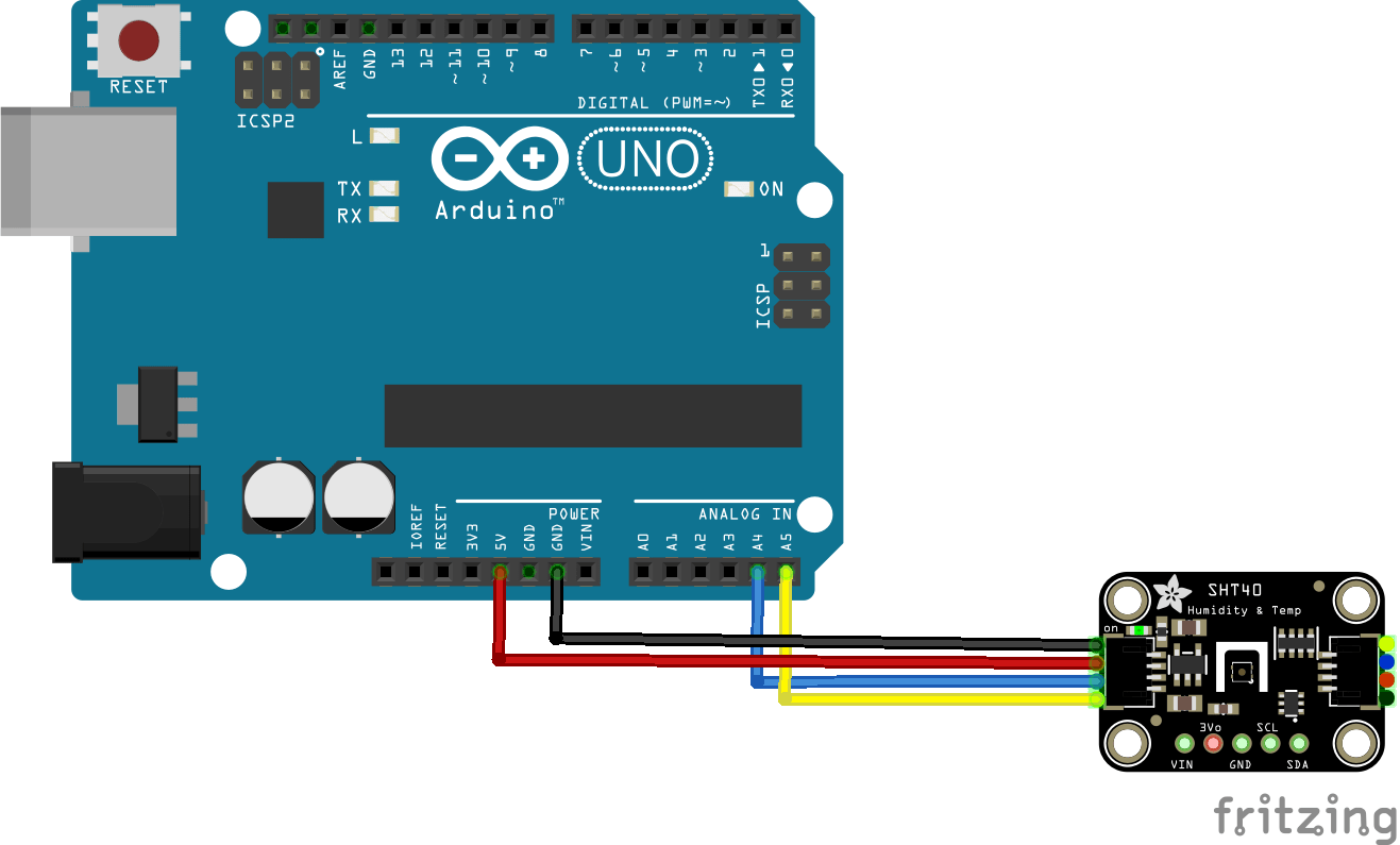 arduino and sht40